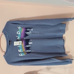 Blue "Friends" Crew neck